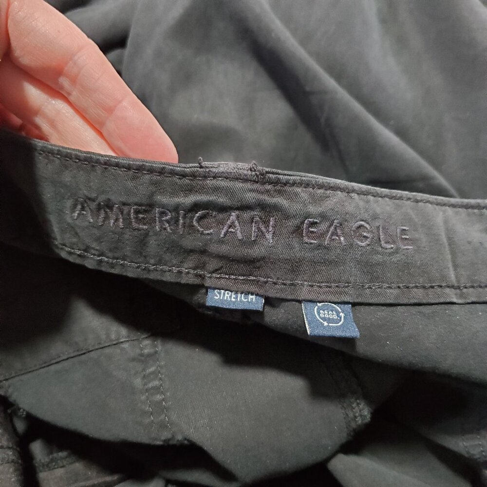 AMERICAN EAGLE NWOT Super High-Rise Baggy Wide Leg Pant Cargo Women's 16 x 31.5" - Picture 10 of 16